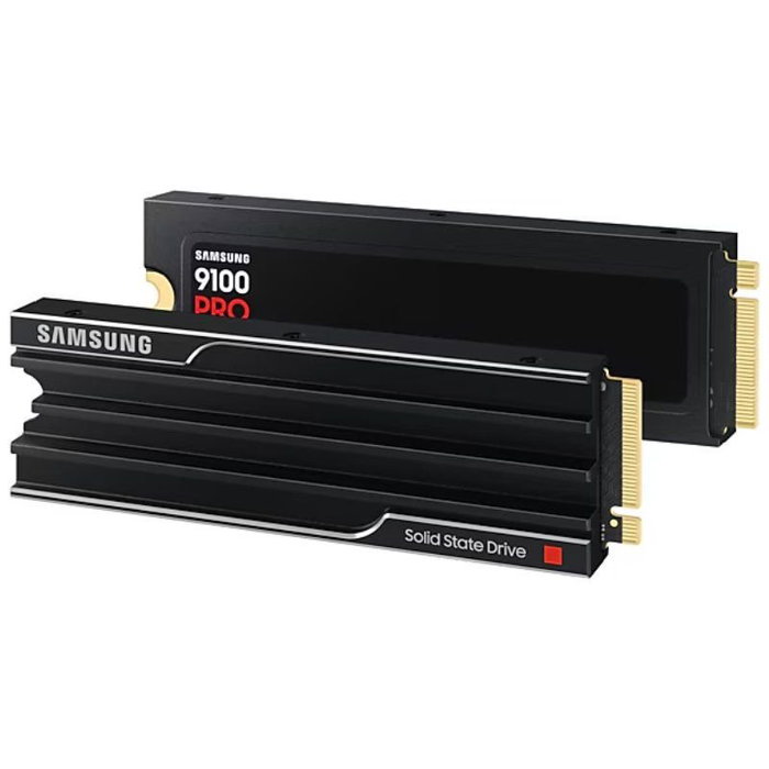 SAMSUNG 9100 PRO Heatsink 4TB M.2 NVMe PCIe 5.0 SAMSUNG 9100 PRO Heatsink 4TB M.2 NVMe PCIe 5.0
